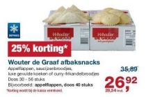 wouter de graaf afbaksnacks nu 25 korting