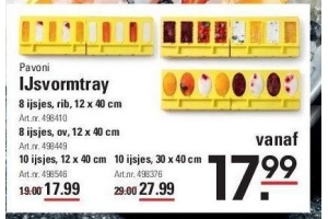 pavoni ijsvormtray