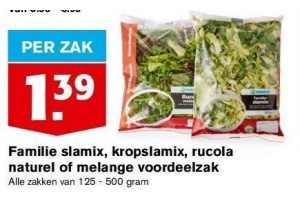 familie slamix kropslamix rucola naturel of melange voordeelzak