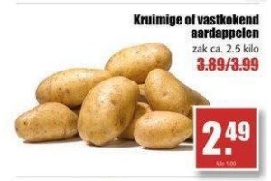 kruimige of vastkokende aardappelen