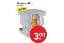 bierglazen 37 cl