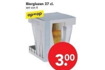 bierglazen 37 cl