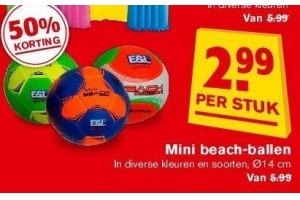 mini beach ballen