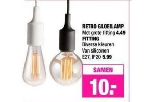 retro gloeilamp