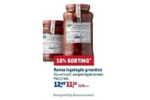 renna ingelegde groente