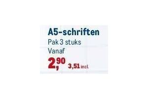 a5 schriften
