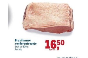braziliaanse runderentrecote