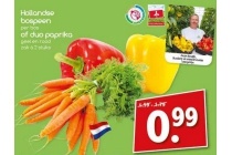 hollandse bospeen of duo paprika