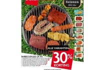 barbecuevlees of vis