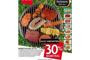 barbecuevlees of vis