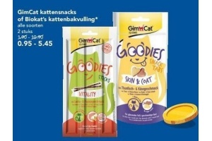 gimcat kattensnacks of biokat s kattenbakvulling