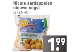 nicola aardappelen nieuwe oogst