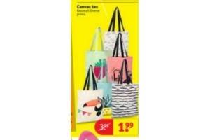 canvas tas