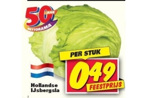 hollandse ijsbergsla