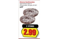 diverse koektaartjes