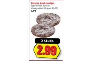 diverse koektaartjes