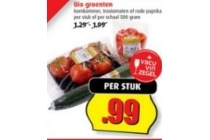 bio groente