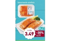 gemarineerde zalmfilets