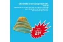 citronella wierookspiraal xxl