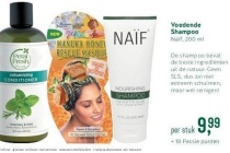 naif voedende shampoo