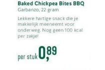 baked chickpea bites bbq