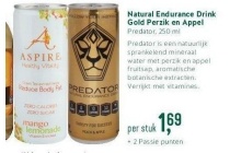 natural endurance drink gold perzik en appel nu eur1 69 per stuk