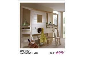 boomhut halfhoogslaper nu eur699 per stuk