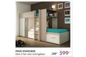 pino stapelbed nu eur599 per stuk