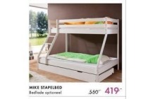 mike stapelbed nu eur419 per stuk