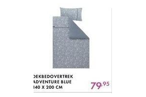 dekbedovertrek adventure blue nu eur