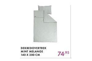 dekbedovertrek mint melange nu eur74 95 per stuk