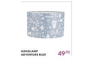 hanglamp adventure blue nu eur49 95 per stuk