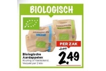 biologische aardappelen