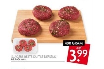 slagers beste duitse biefstuk