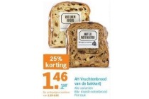 ah vruchtenbrood van de bakkerij