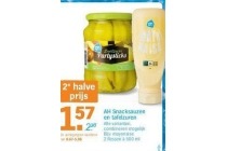 ah snacksauzen en tafelzuren