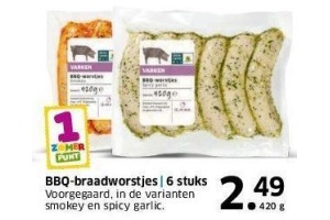 bbq braadworstjes