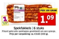 spekfakkels 6 stuks