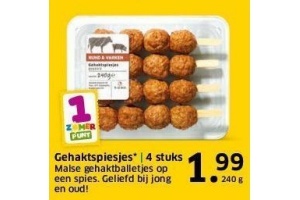 gehaktspiesjes