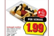gedroogde vruchten