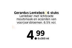 gerardus lentebok of 6 stuks