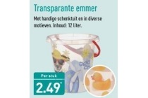 transparante emmer