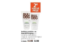 bulldog gezicht en haarverzorging