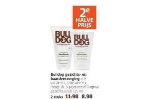 bulldog gezicht en haarverzorging