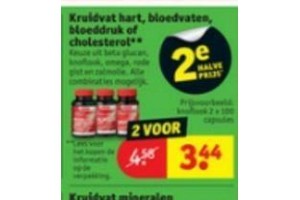 kruidvat hart bloedvaten bloeddruk of cholesterol