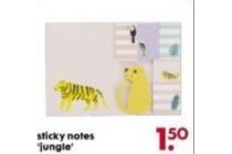 sticky notes jungle