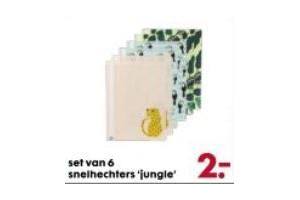 set van 6 snelhechters jungle