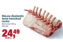 nieuw zeelands lams frenched racks