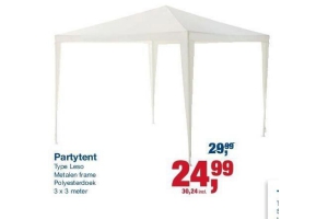 partytent leso