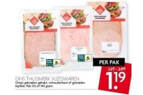 ons thuismerk vleeswaren